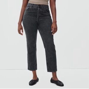 NEW Everlane The Curvy ’90s Cheeky Straight Jean Black
